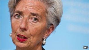 French Finance Minister Christine Lagarde