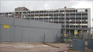 Derelict Royal Mail building in Bristol