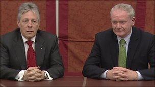 Peter Robinson and Martin McGuinness