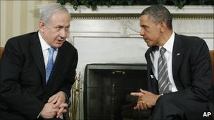 Israeli PM Benjamin Netanyahu and US President Barack Obama