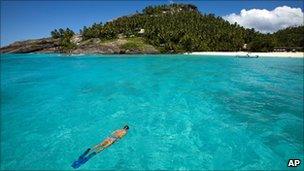 North Island, where the couple spent their honey moon