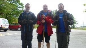 The three before they set off