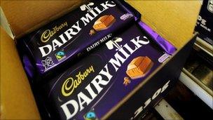 Cadbury chocolate bars