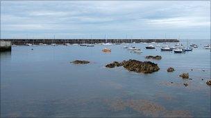 Alderney breakwater