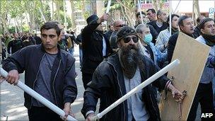 Protesters in Tbilisi, 22/05/2011