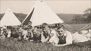 1934 camp at Rhydyfelin