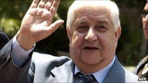 File image: Syria Foreign Minister Walid Muallem in 2006