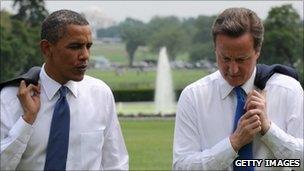 Barack Obama and David Cameron