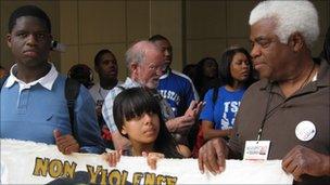 Veterans and youngsters at Freedom reunion