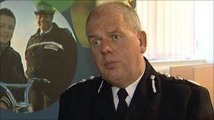 Staffordshire Police Chief Constable Mike Cunningham