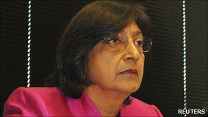 United Nations High Commissioner for Human Rights Navi Pillay