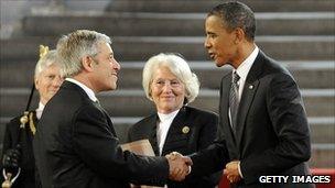 Barack Obama and John Bercow