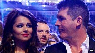 Cheryl Cole and Simon Cowell