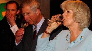 Prince of Wales and Duchess of Cornwall at Denbies