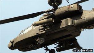 Apache helicopter