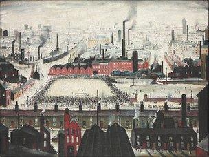 The Football Match, LS Lowry 1949