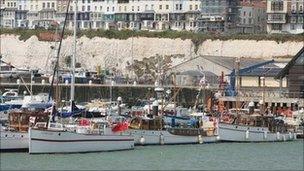 The little ships in Ramsgate