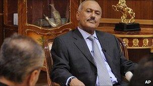 President Ali Abdullah Saleh. 25 May 2011