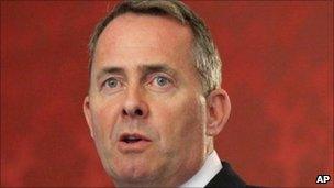Defence Secretary Liam Fox