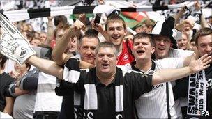 Swansea City fans