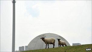 Nuclear power plant Unterweser in Esenshamm, western Germany, 30 May 2011.