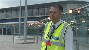 Guernsey Airport's director Colin Le Ray