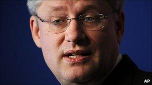 Canadian Prime Minister Stephen Harper