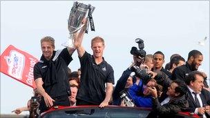 Swansea City parade