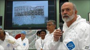 May 27, 2011 photo released by IAEA, IAEA fact-finding team leader Mike Weightman, at Fukushima