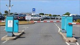 Guernsey Airport car park