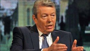 Former health secretary Alan Johnson