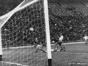 Archie Gemmill scores for Scotland against Holland at the 1978 World Cup