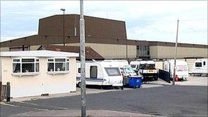 Mary Street caravan park and waste treatment plant