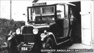 Ambulance and Rescue Guernsey: Old ambulance