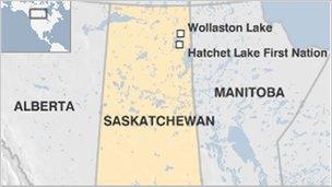 Map of Saskatchewan