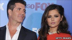 Simon Cowell and Cheryl Cole