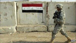 US soldier in Iraq, file pic