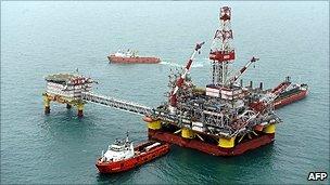 Russian oil platform