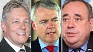 Peter Robinson, Carwyn Jones and Alex Salmond