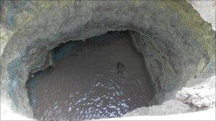 The well shaft (image: Tim Sneddon)