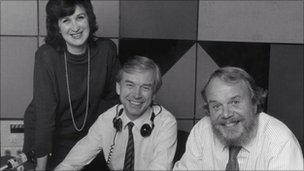 Jenni Murray, John Humphrys and Brian Redhead