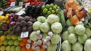 vegetables