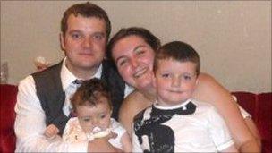 Michael Lonergan and his family