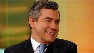 Gordon Brown interviewed by the BBC in 2007