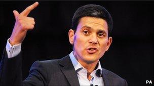 Former foreign secretary David Miliband