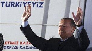 Turkish PM Recep Tayyip Erdogan described his election win as a victory for the entire country