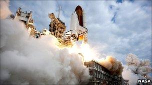 Space shuttle launch