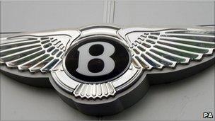 The Bentley badge