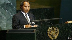 Samuel Abal, Minister for Foreign Affairs, Trade and Immigration of Papua New Guinea addresses the general debate of the 64th session of the UN General Assembly in 2009. UN Photo/Marco Castro