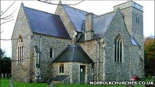 Church of All Saints, Great Melton: Copyright norfolkchurches.co.uk